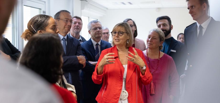 La ministre Sylvie Retailleau en visite à l’Institut Polytechnique de Paris